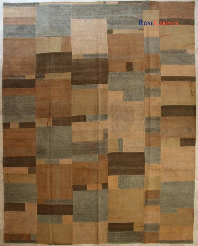 Tappeto kilim patchwork anatolico Misura: 248x194 Codice: 1652