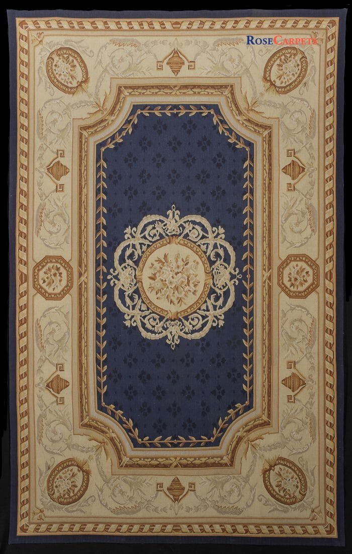 Tappeto Aubusson con disegno risalente all’impero Napoleonico Misura: 277x176 cm Codice: 1179
